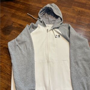 Under Armour Gray and White Lightweight Jacket
